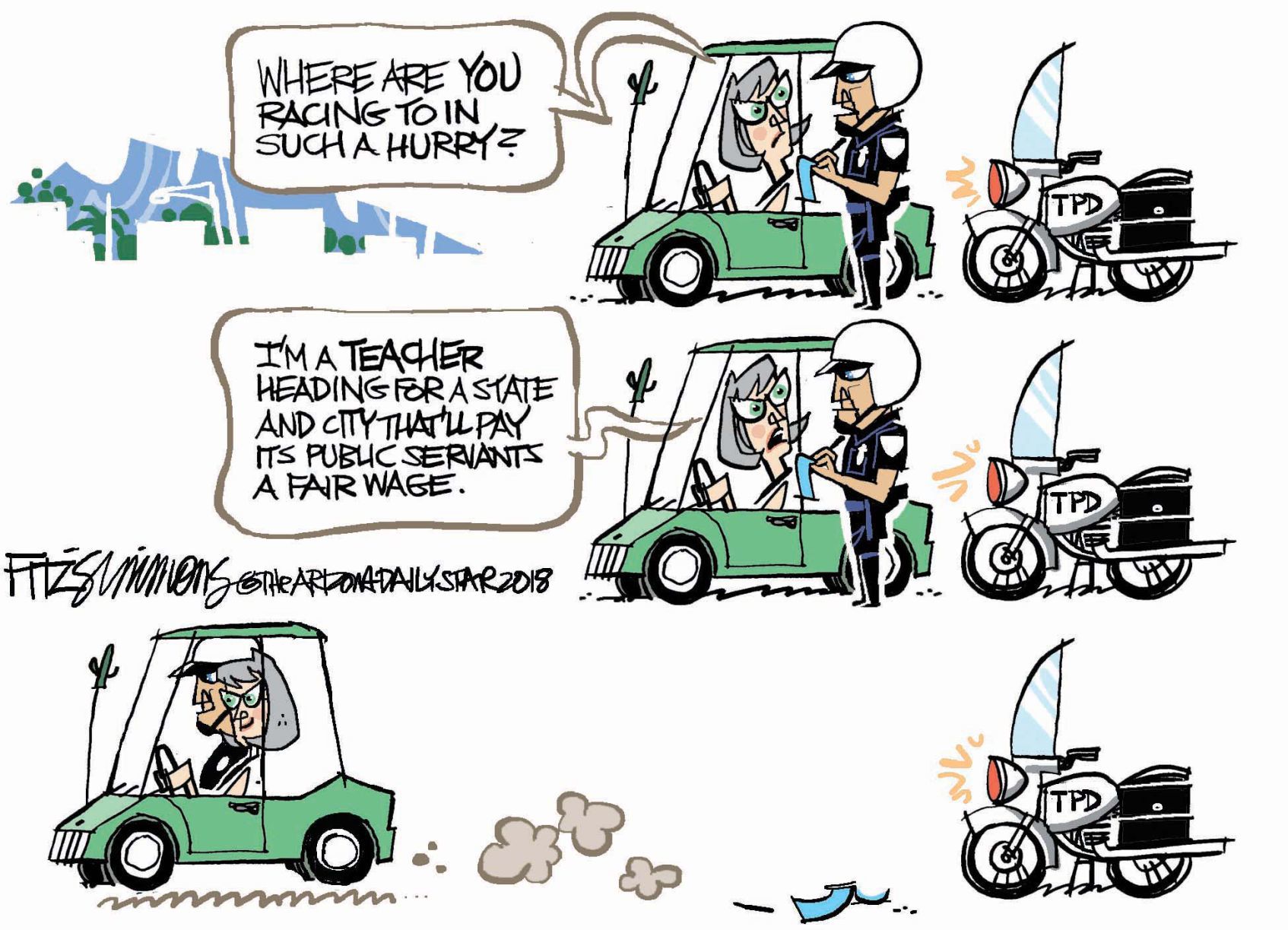 Daily Fitz Cartoon: TPD